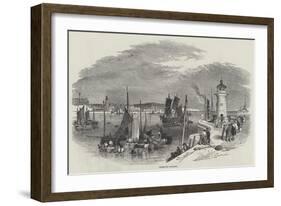 Ramsgate Harbour-Myles Birket Foster-Framed Giclee Print