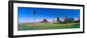 Ranch and Spring Wildflowers, Grangeville, Idaho, USA-Terry Eggers-Framed Photographic Print