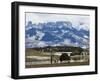 Ranch Below Peaks of the San Juan Mountains, Colorado, United States of America, North America-Kober Christian-Framed Photographic Print