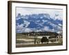 Ranch Below Peaks of the San Juan Mountains, Colorado, United States of America, North America-Kober Christian-Framed Photographic Print