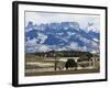 Ranch Below Peaks of the San Juan Mountains, Colorado, United States of America, North America-Kober Christian-Framed Photographic Print