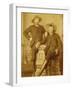 Ranch Hands Dressed As Gentlemen-Gustav Rhine-Framed Art Print