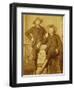 Ranch Hands Dressed As Gentlemen-Gustav Rhine-Framed Art Print