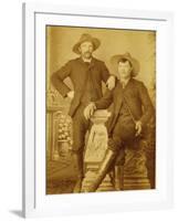 Ranch Hands Dressed As Gentlemen-Gustav Rhine-Framed Art Print