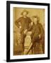 Ranch Hands Dressed As Gentlemen-Gustav Rhine-Framed Art Print