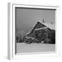 Ranch House after early Fall Blizzard, near Aspen, Colorado, 1941-Marion Post Wolcott-Framed Photographic Print