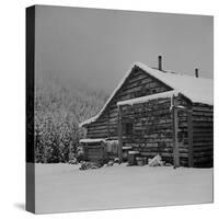 Ranch House after early Fall Blizzard, near Aspen, Colorado, 1941-Marion Post Wolcott-Stretched Canvas