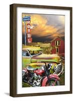 Ranch House Motel-John Roy-Framed Giclee Print