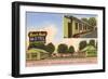 Ranch House Vintage Motel-null-Framed Art Print