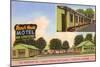 Ranch House Vintage Motel-null-Mounted Art Print