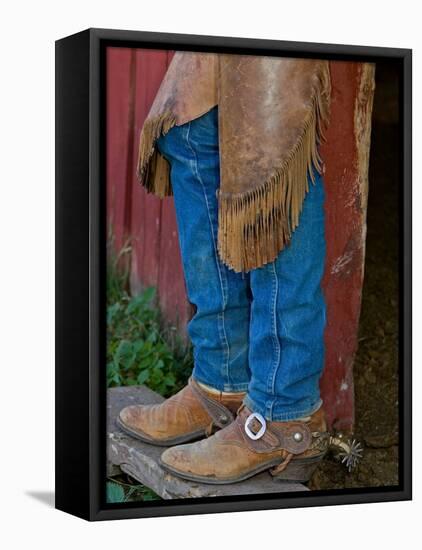 Ranch Living at The Ponderosa Ranch, Seneca, Oregon, USA-Joe Restuccia III-Framed Stretched Canvas