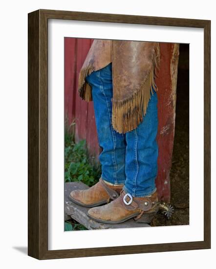 Ranch Living at The Ponderosa Ranch, Seneca, Oregon, USA-Joe Restuccia III-Framed Photographic Print