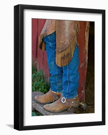 Ranch Living at The Ponderosa Ranch, Seneca, Oregon, USA-Joe Restuccia III-Framed Photographic Print