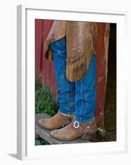 Ranch Living at The Ponderosa Ranch, Seneca, Oregon, USA-Joe Restuccia III-Framed Photographic Print