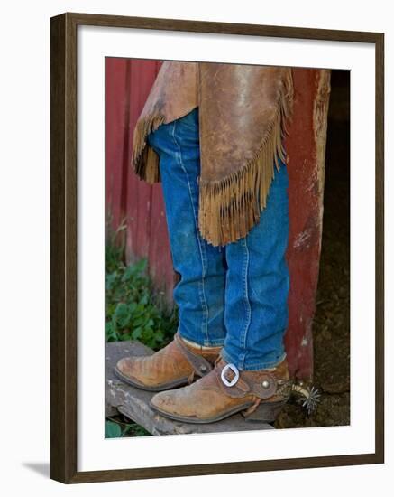 Ranch Living at The Ponderosa Ranch, Seneca, Oregon, USA-Joe Restuccia III-Framed Photographic Print