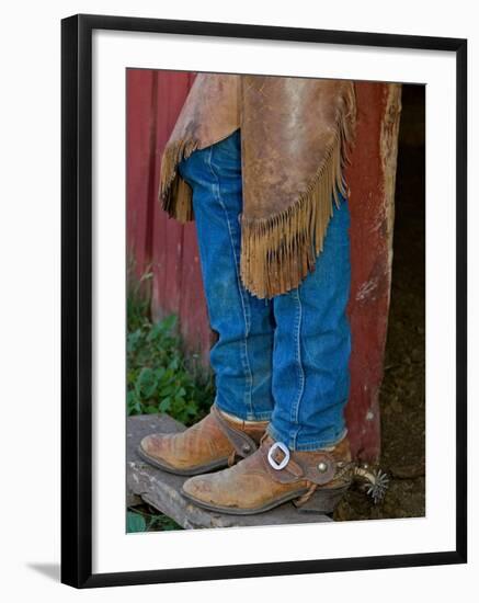 Ranch Living at The Ponderosa Ranch, Seneca, Oregon, USA-Joe Restuccia III-Framed Photographic Print