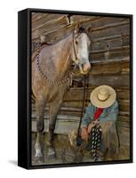 Ranch Living at The Ponderosa Ranch, Seneca, Oregon, USA-Joe Restuccia III-Framed Stretched Canvas