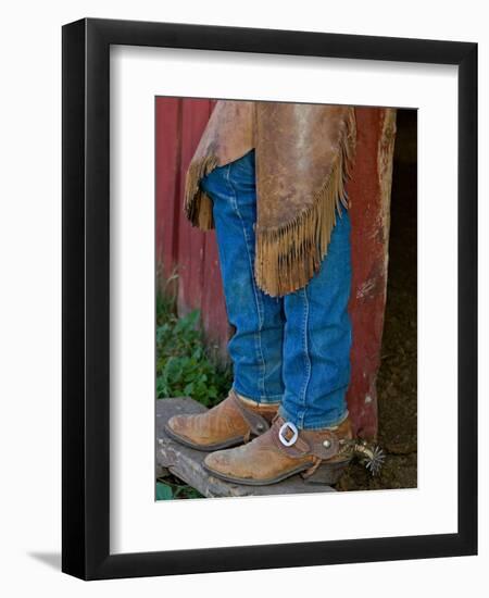 Ranch Living at The Ponderosa Ranch, Seneca, Oregon, USA-Joe Restuccia III-Framed Photographic Print