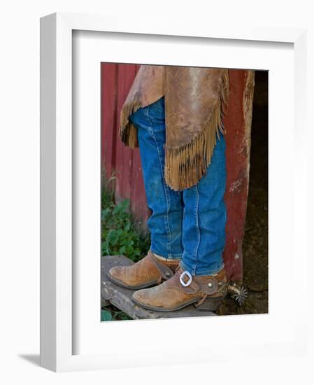 Ranch Living at The Ponderosa Ranch, Seneca, Oregon, USA-Joe Restuccia III-Framed Photographic Print