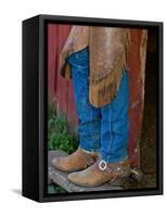 Ranch Living at The Ponderosa Ranch, Seneca, Oregon, USA-Joe Restuccia III-Framed Stretched Canvas