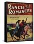 Ranch Romances Magazine Cover-Lantern Press-Framed Stretched Canvas