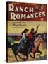 Ranch Romances Magazine Cover-Lantern Press-Stretched Canvas