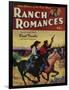 Ranch Romances Magazine Cover-Lantern Press-Framed Art Print