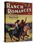 Ranch Romances Magazine Cover-Lantern Press-Stretched Canvas