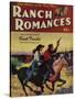 Ranch Romances Magazine Cover-Lantern Press-Stretched Canvas