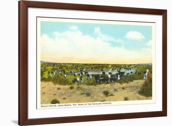Ranch Scene, Marfa, Texas-null-Framed Premium Giclee Print