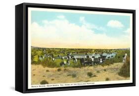 Ranch Scene, Marfa, Texas-null-Framed Stretched Canvas