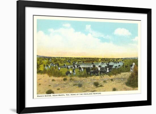 Ranch Scene, Marfa, Texas-null-Framed Art Print