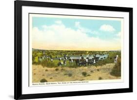 Ranch Scene, Marfa, Texas-null-Framed Art Print