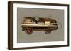 Ranch Wagon Pedal Car-Michelle Calkins-Framed Art Print