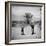 Rancher James A. Shugart Walking a Dusty Road with Son James Jr-Allan Grant-Framed Photographic Print