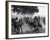Ranchers Corralling Horses on Pirovano Ranch-Leonard Mccombe-Framed Photographic Print