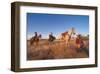 Ranchers with their horses, Horseshoe Working Ranch, Arizona, USA-null-Framed Art Print