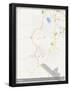 Ranchi, India Map-null-Framed Poster