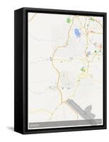 Ranchi, India Map-null-Framed Stretched Canvas