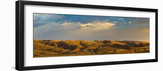 Ranchland in Late Afternoon, Wyoming, USA-null-Framed Photographic Print
