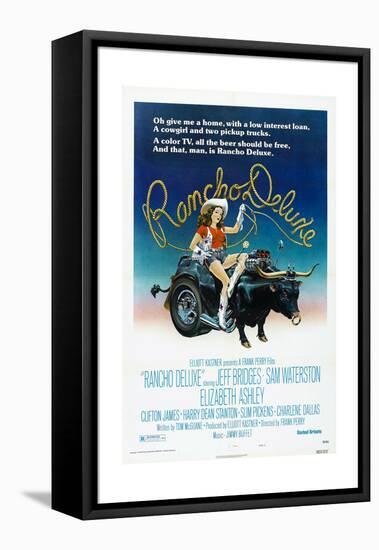 Rancho Deluxe, US poster, Elizabeth Ashley, 1975-null-Framed Stretched Canvas