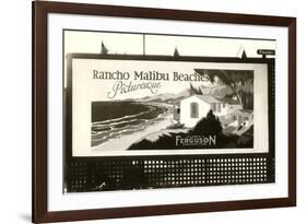 Rancho Malibu Billboard-null-Framed Premium Giclee Print