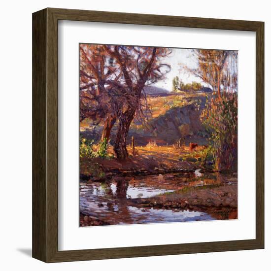 Rancho Near Capistrano-Joseph Kleitsch-Framed Art Print