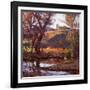 Rancho Near Capistrano-Joseph Kleitsch-Framed Art Print