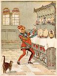 And the Dish Ran Away with the Spoon', 1882-Randolph Caldecott-Giclee Print