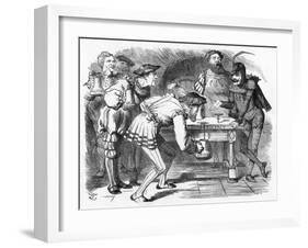 Randolph Churchill 1886-John Tenniel-Framed Art Print