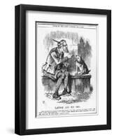 Randolph Churchill Ctn-John Tenniel-Framed Art Print