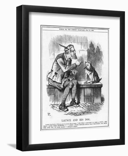 Randolph Churchill Ctn-John Tenniel-Framed Art Print