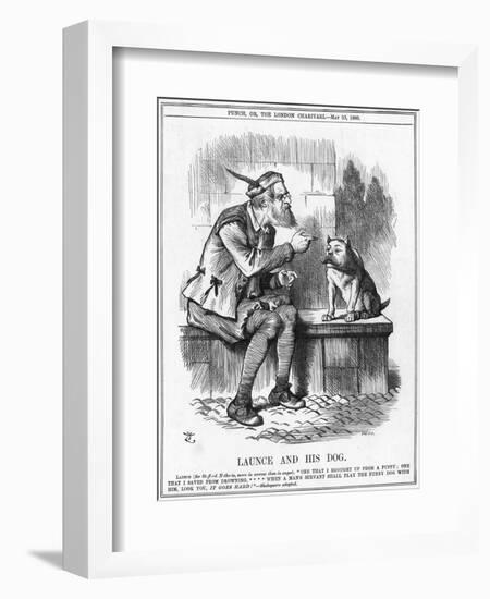 Randolph Churchill Ctn-John Tenniel-Framed Art Print