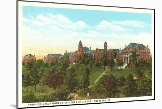 Randolph Macon Woman's College, Lynchburg, Virginia-null-Mounted Art Print